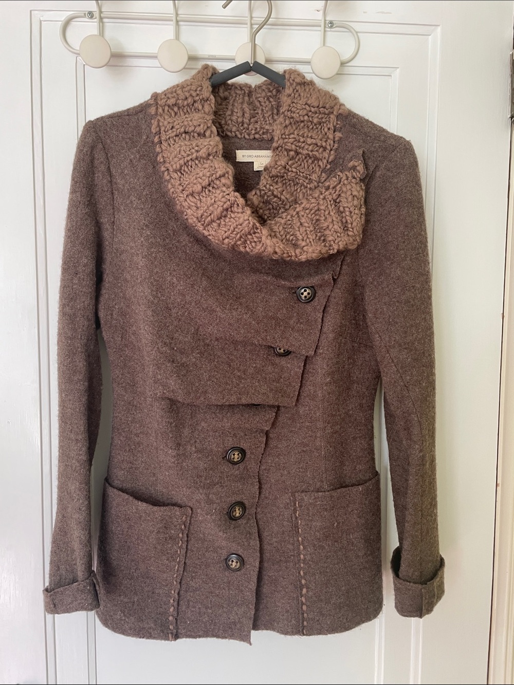 Anthropologie - Gro Abrahamsson Wool-Blend Asymmetrical Sweater